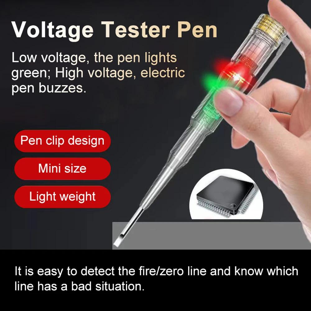 Smart Waterproof Buzzer Voltage Tester Pen Power Voltage Detector Electricity Detector Test Pencil Electrical Indica